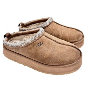 Ugg Tazz I Suede Platform Slipper Mule Shoe 1122553 Sz. 10